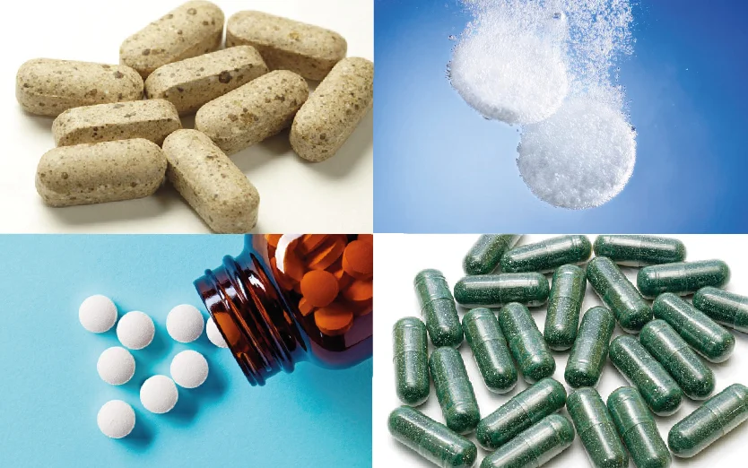Tablets and nutritional supplements: the four most popular types