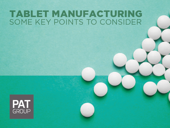 Fabricación de tabletas farmacéuticas